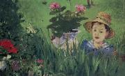 Boy in Flowers Edouard Manet